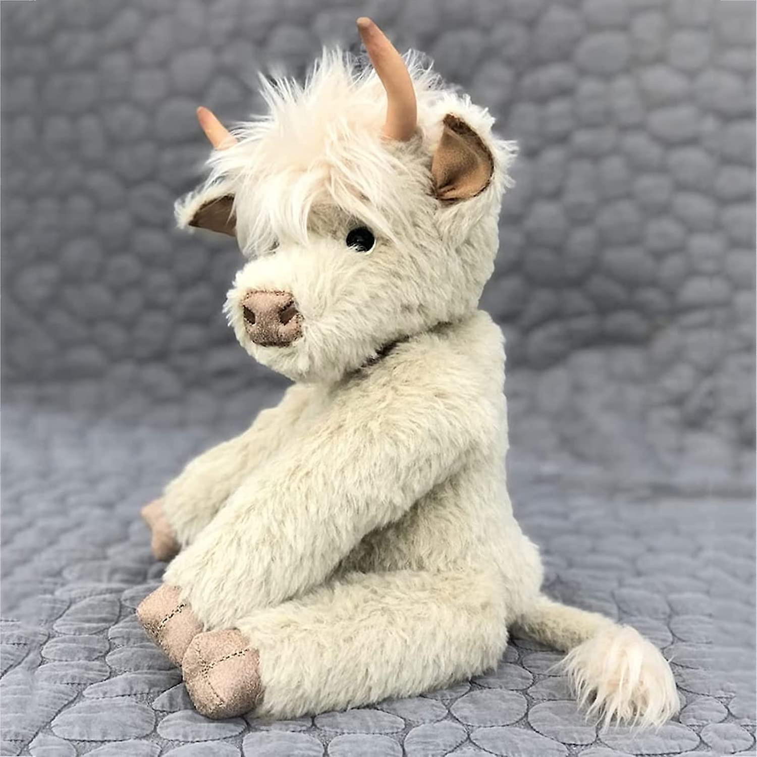 Highland Cow Wearing Flowers