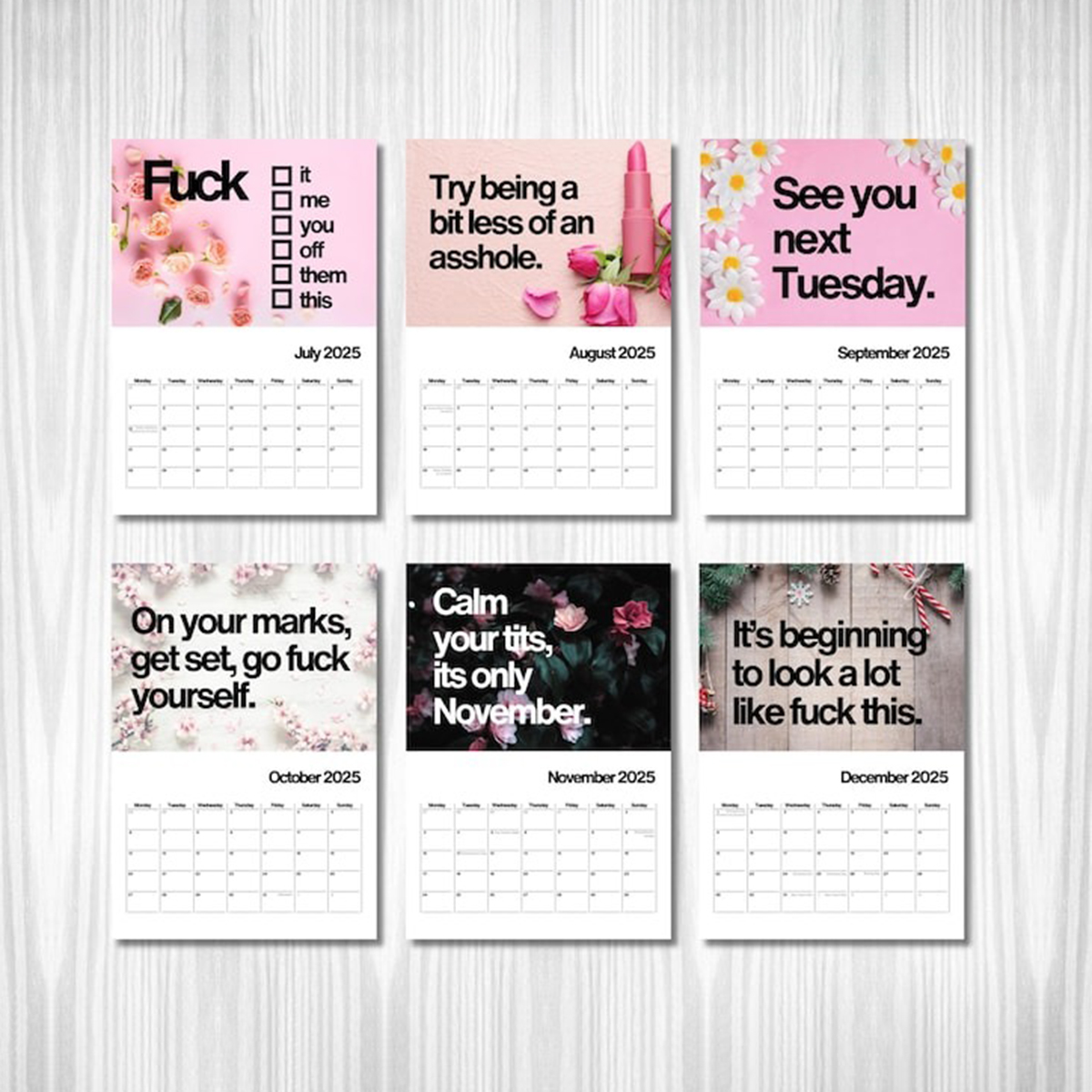 Funny Calendar 2025 For Women