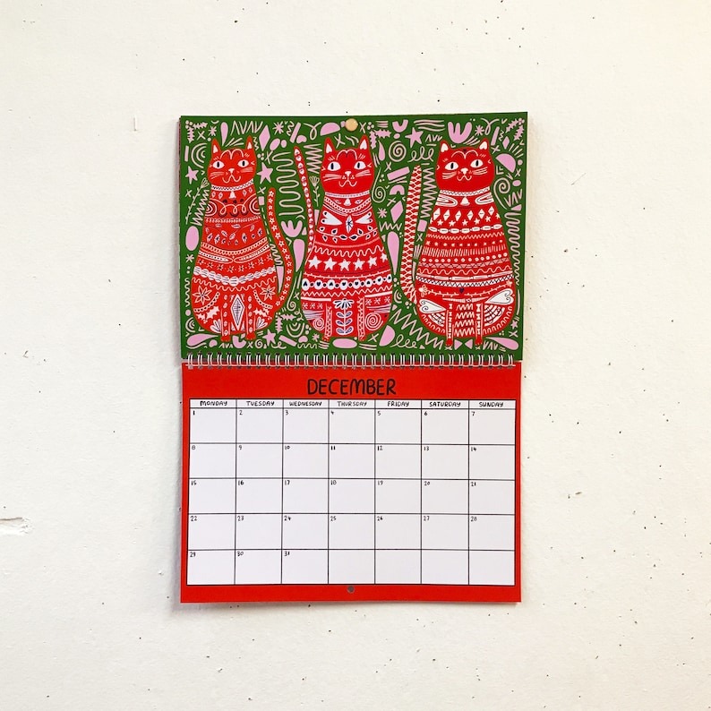 🐱2025 Kitty Calendar 
