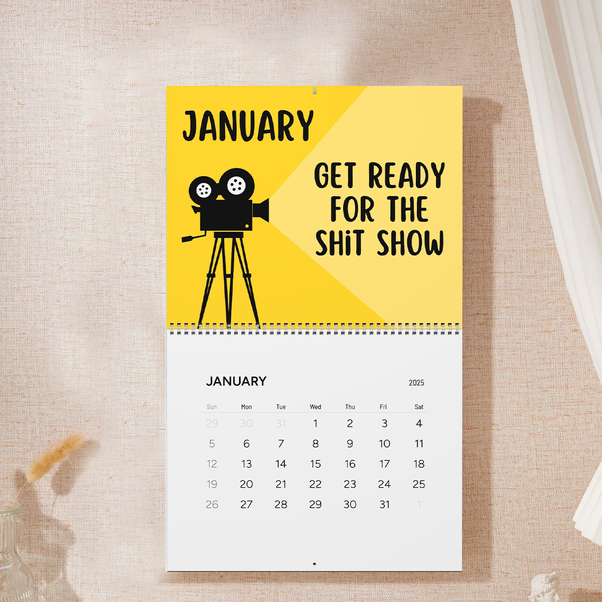 🎢🐶Here We Go Again 2025 Calendar