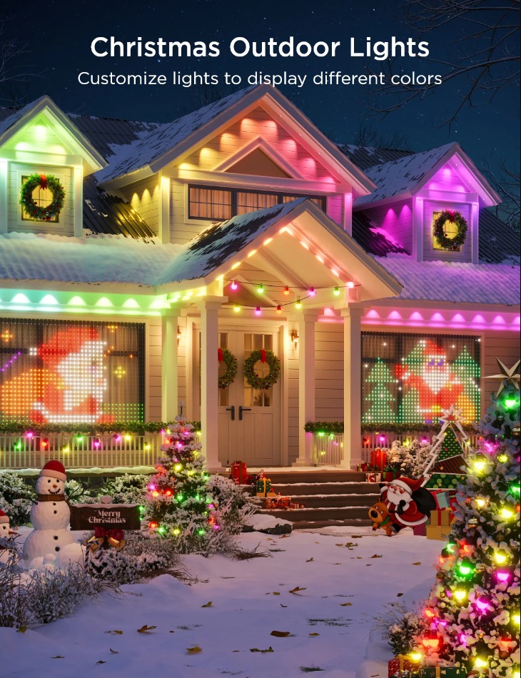 🎅Early Christmas 50% OFF-Smart Rainbow Permanent Outdoor Light