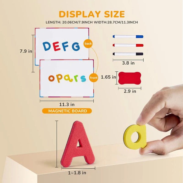 🔥Colorful Magnetic Alphabet Set - Educational Learning Toy for Kids