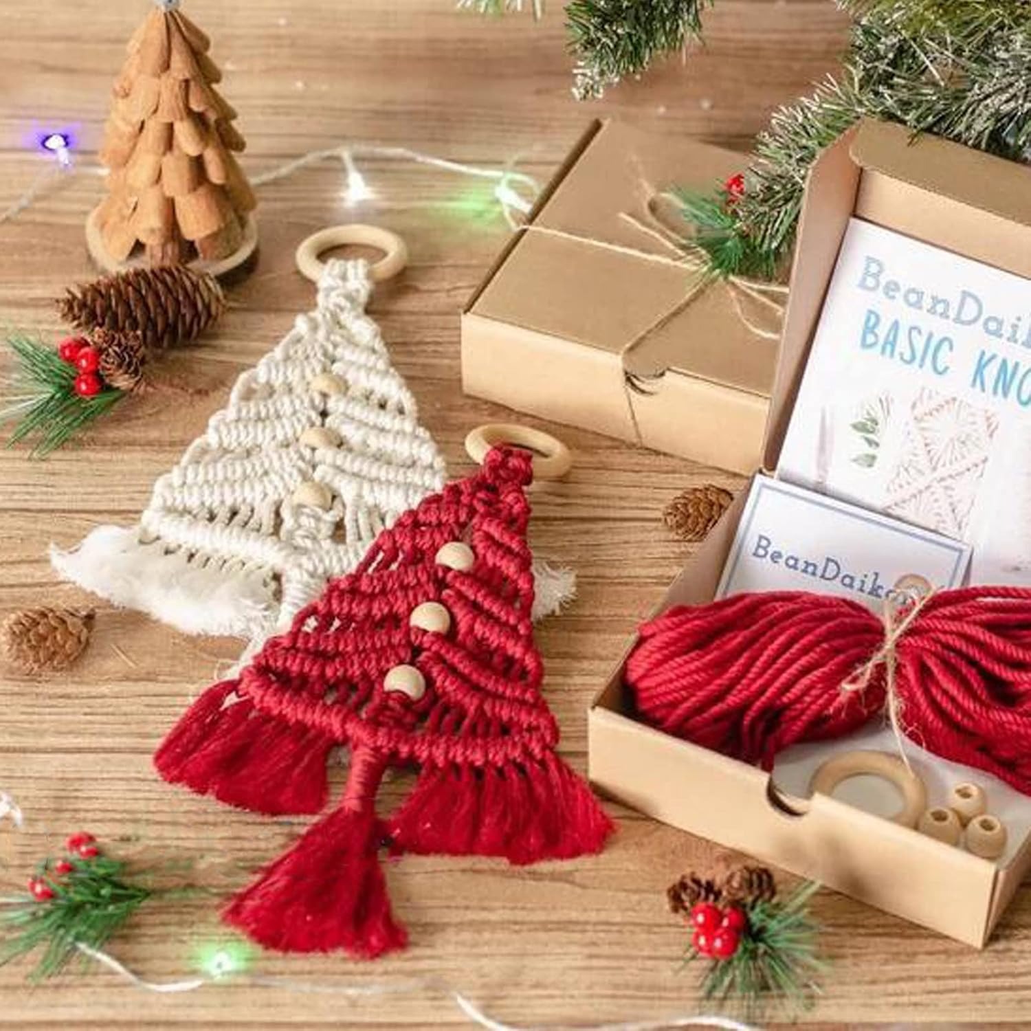 Christmas Tree DIY Macrame Kit
