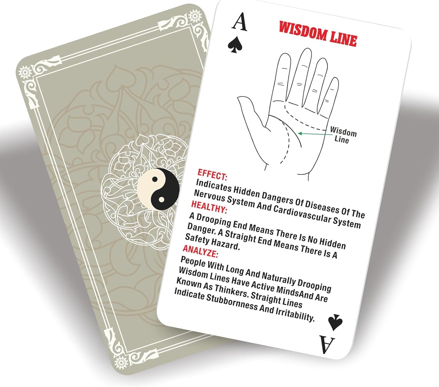 Palmistry Fortune Telling Playing Oracle Cards