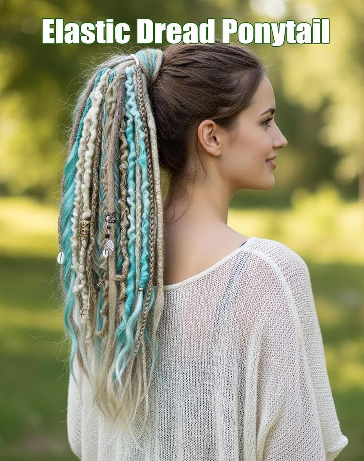 🔥Last Day Discount 49% OFF 🎉Elastic Dread Ponytail Salty Soul