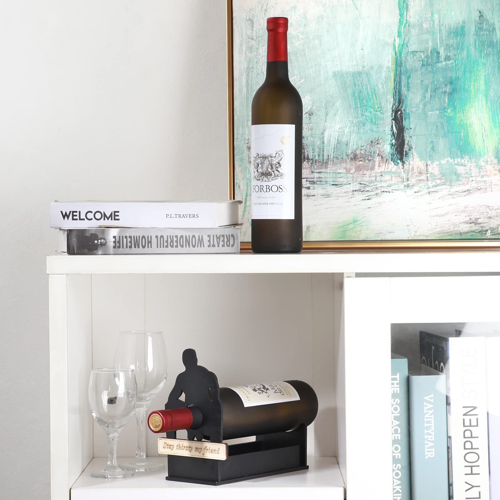 🔥Hot Sale 40% OFF🔥Funny Bottle Rack With Big Thoughts