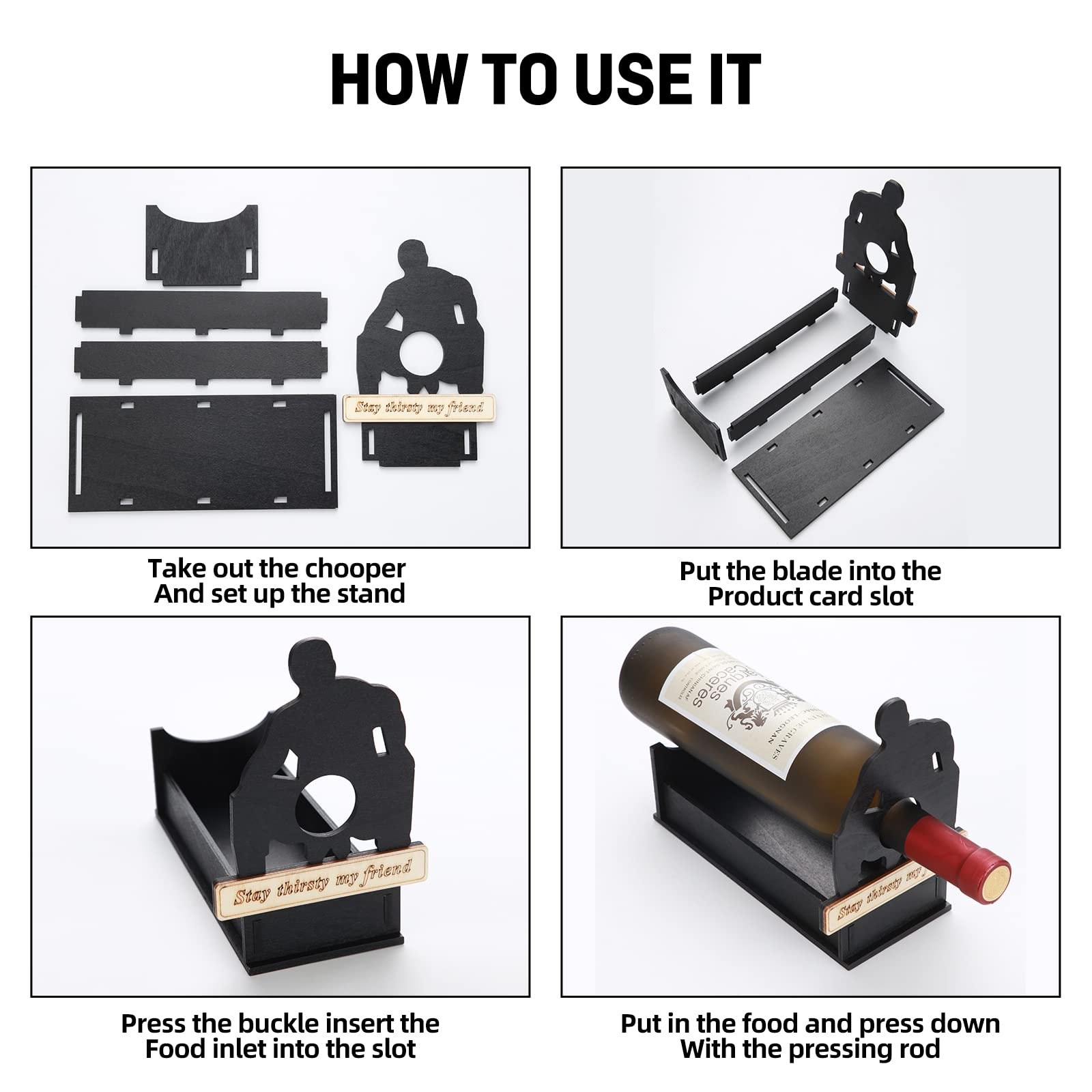 🔥Hot Sale 40% OFF🔥Funny Bottle Rack With Big Thoughts