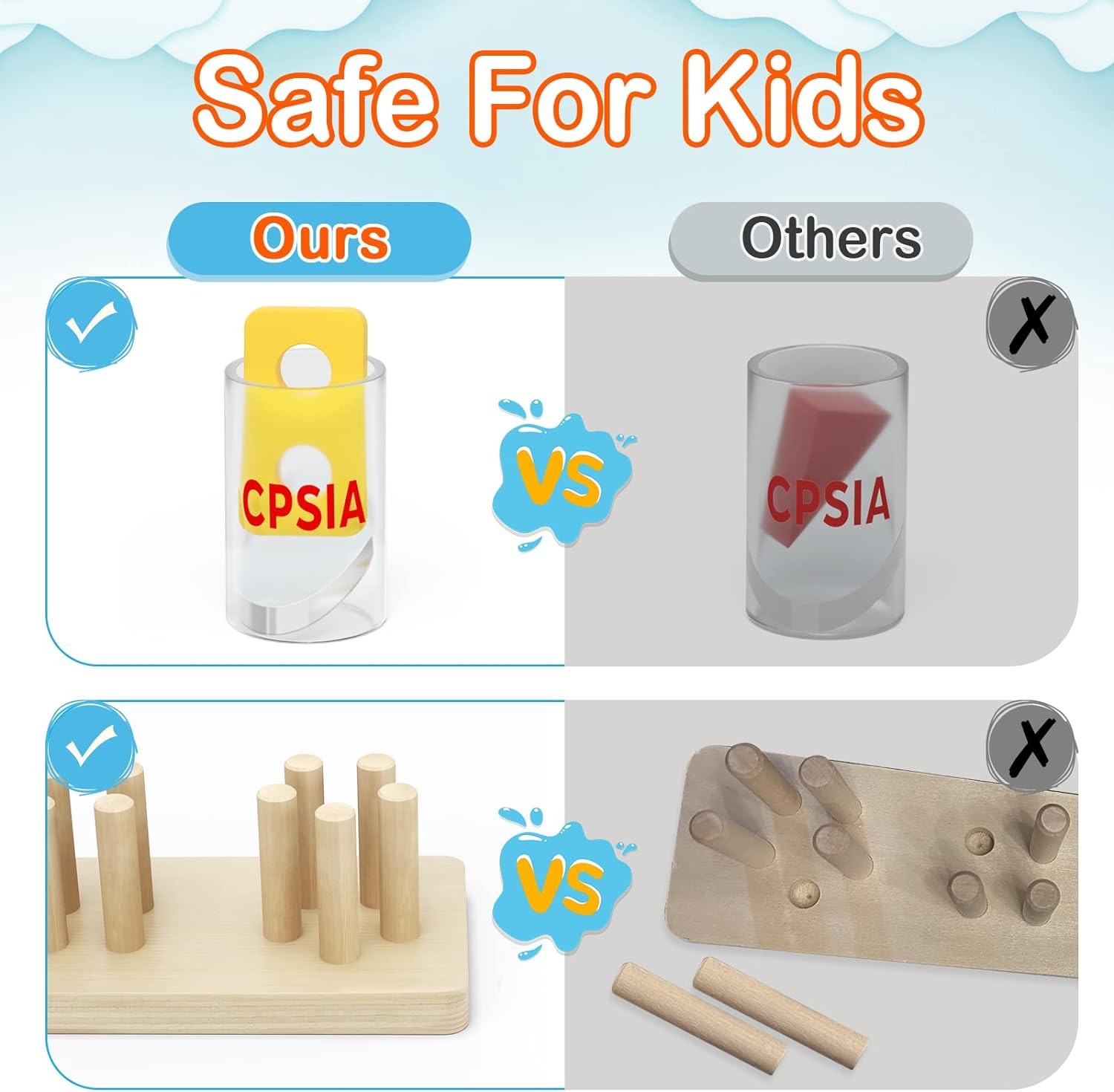 Montessori Toys for 1 to 3-Year-Old Boys Girls Toddlers