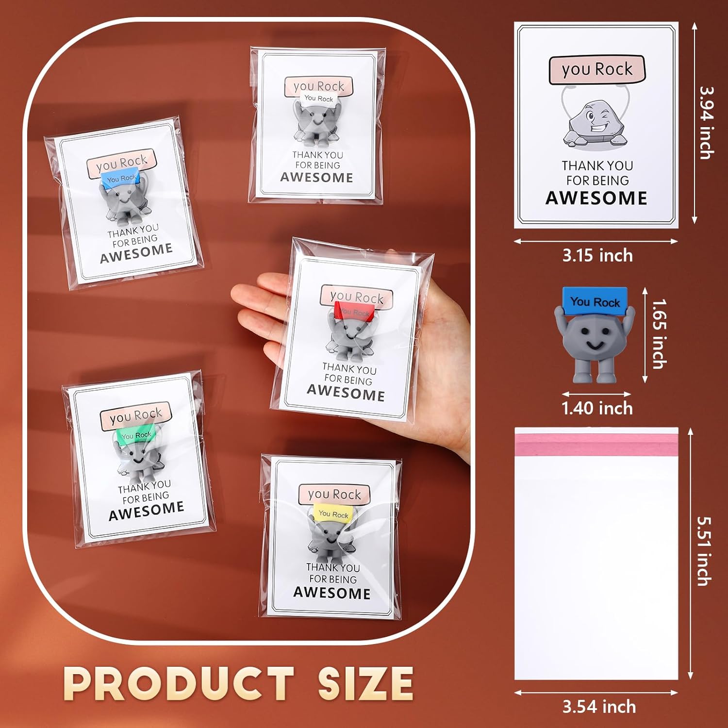 🔥Mini "You're Awesome" Rock Ornament - An Encouraging and Motivational Gift🎁