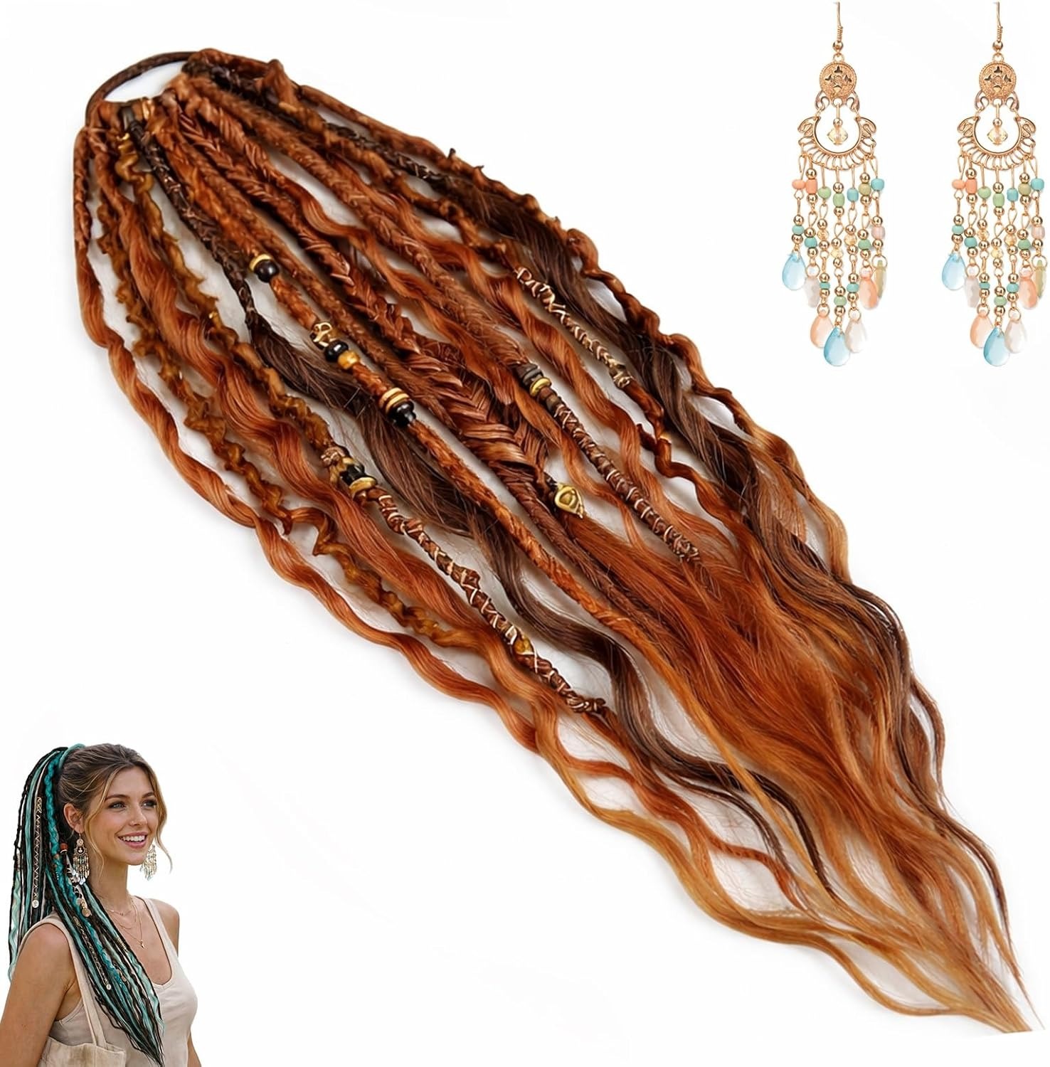 🔥Last Day Discount 49% OFF 🎉Elastic Dread Ponytail Salty Soul