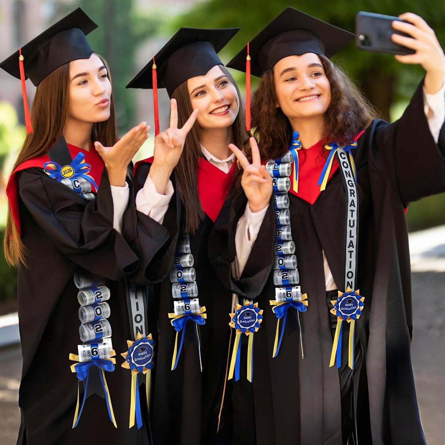 Lyrow Graduation Money Lei Class of 2026 Double Braided Lei Gift