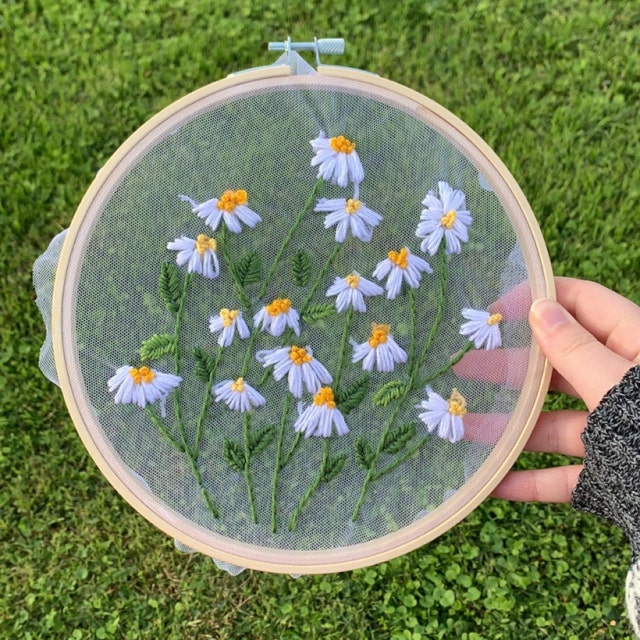 🌸DIY Embroidery Kit with Floral Patterns