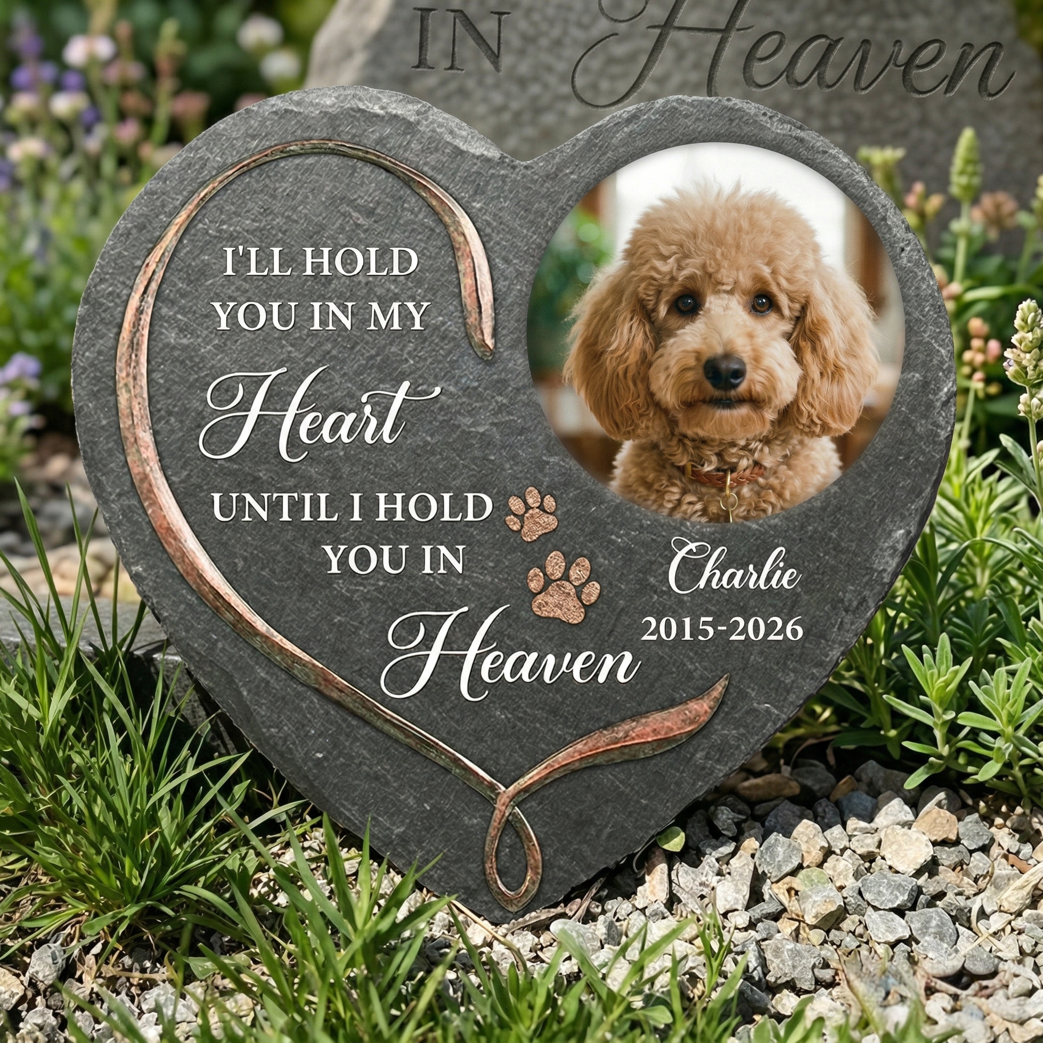 🐾 Personalized Pet Memorial Stone | Forever Hold Your Furry Friend in Heart