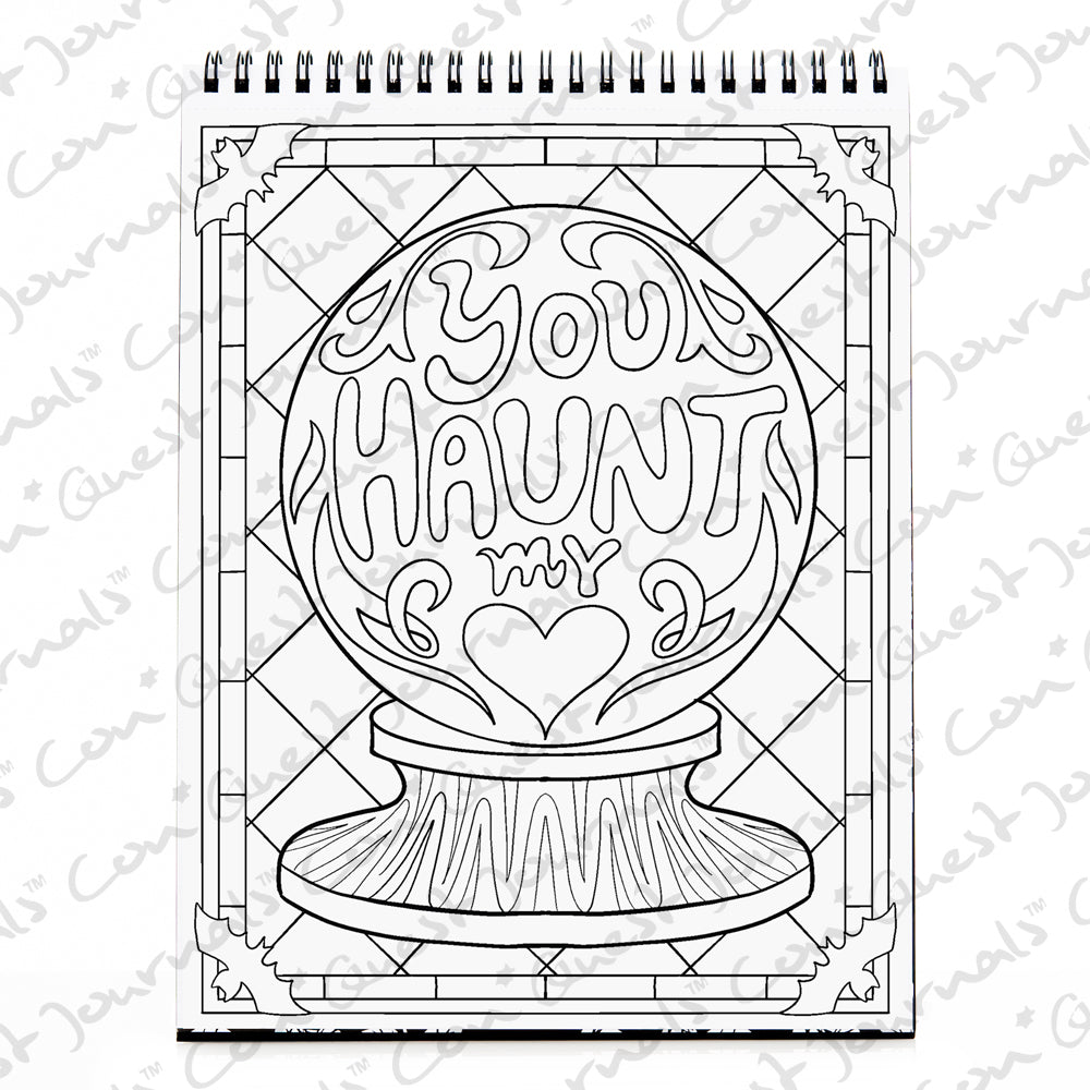Waiting for the Night Gothic Love Coloring Book
