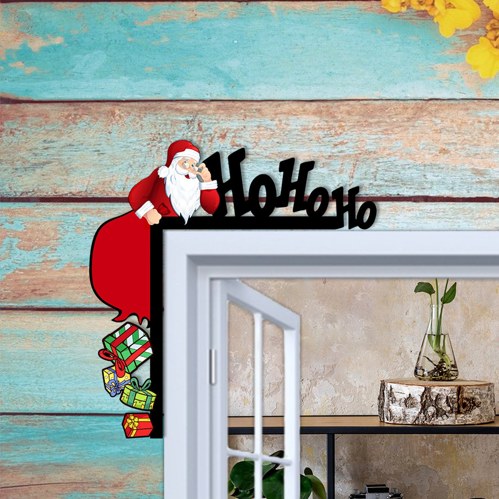 🎅Wooden Christmas Door Corner Decoration🎄