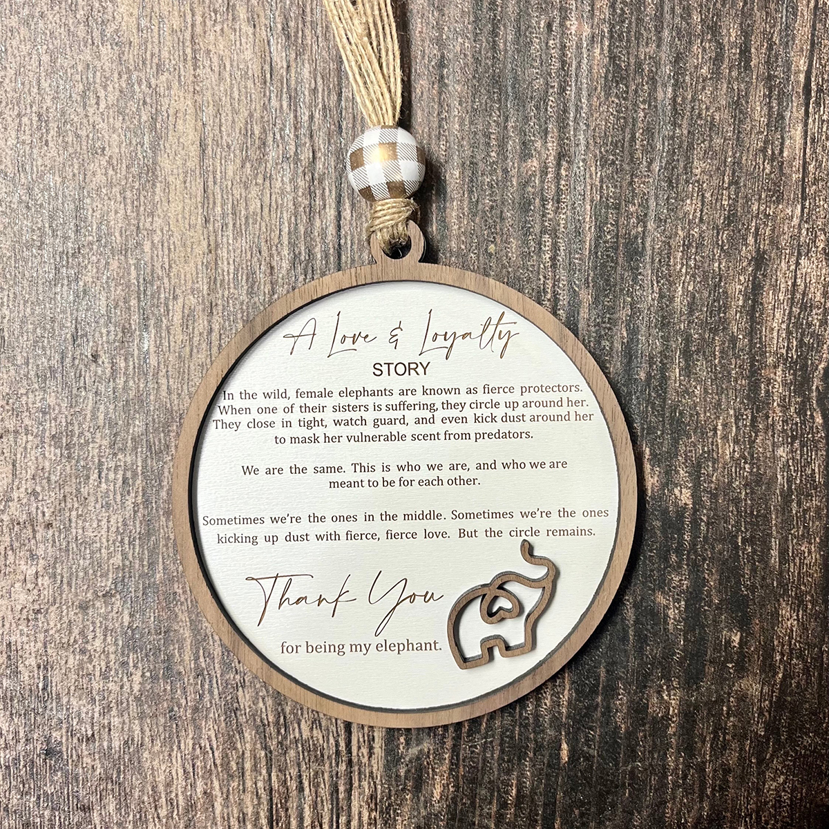 💖🎁Friendship Elephant Ornament