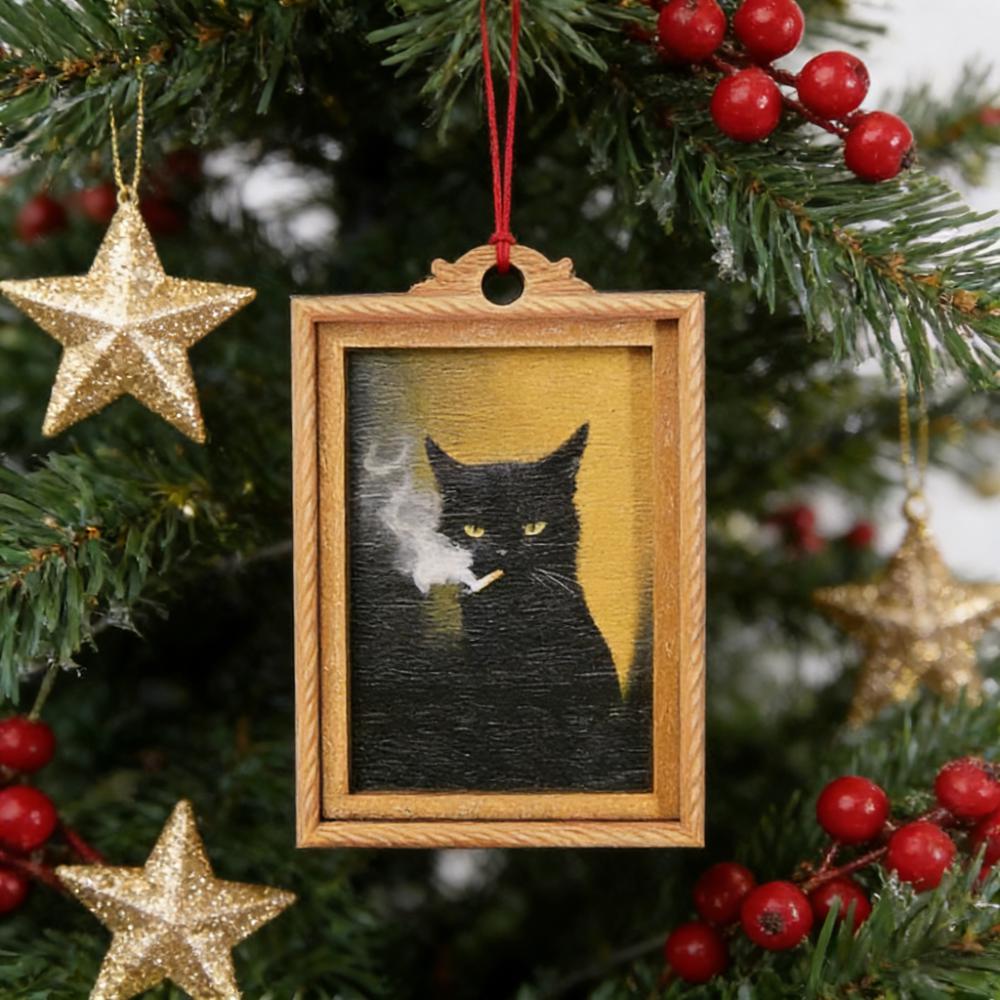 😜Quirky Framed Holiday Ornaments🖼️