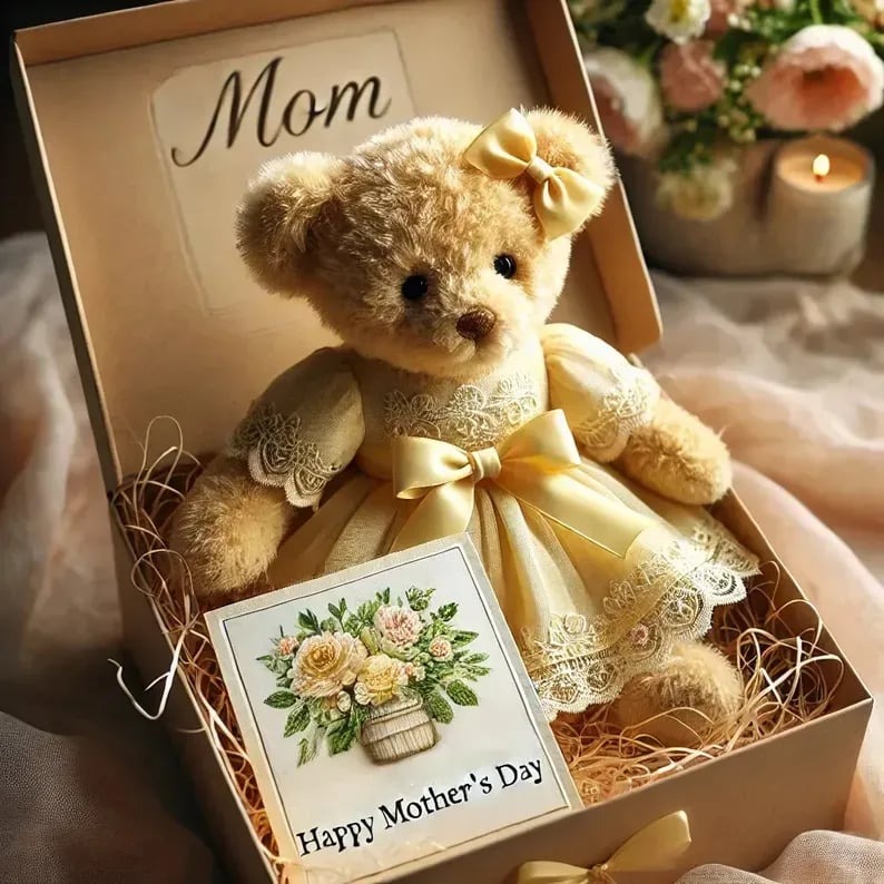 Mother's Day Teddy Bear Gift Box