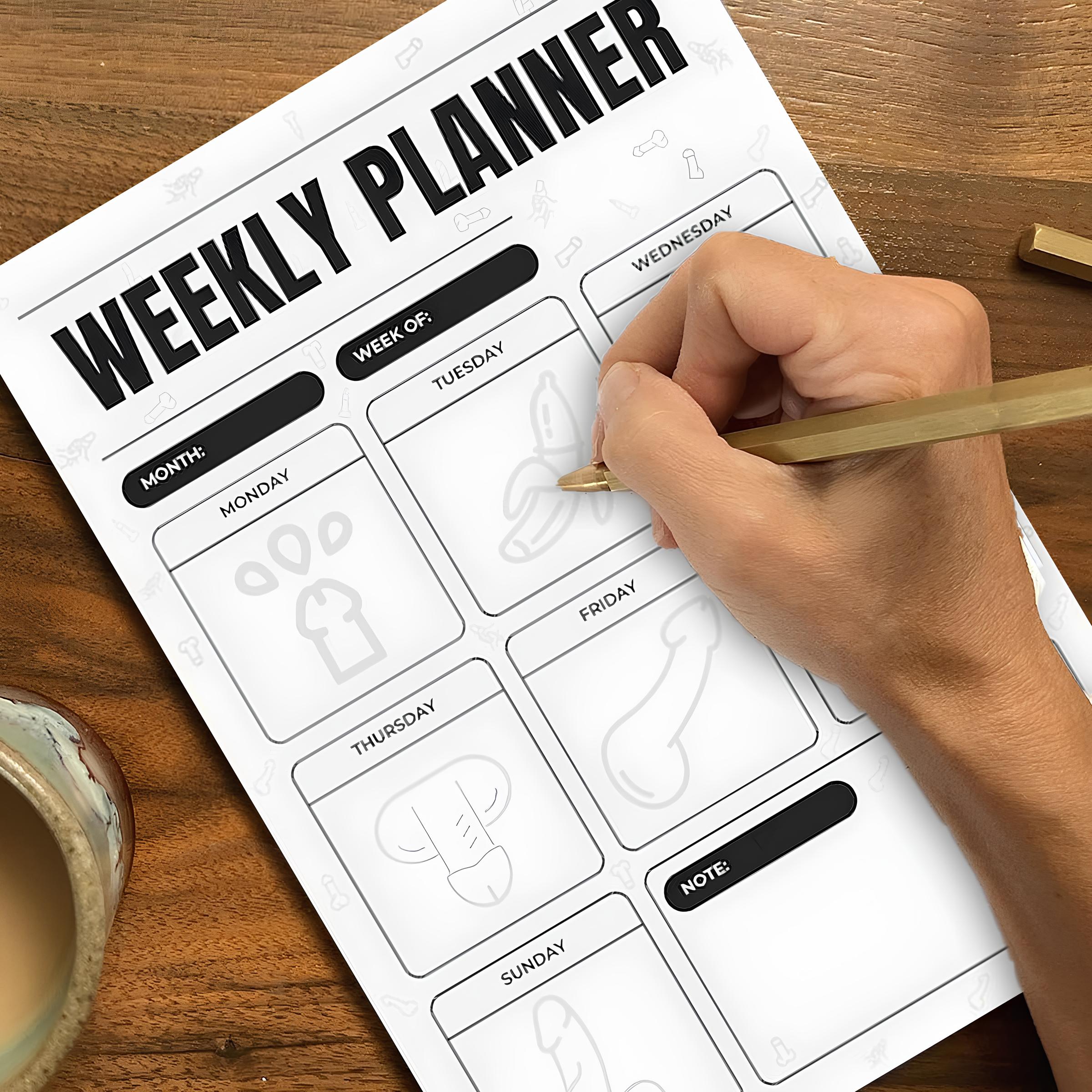 📝 Chicly Designed Weekly Tear-Out Planner