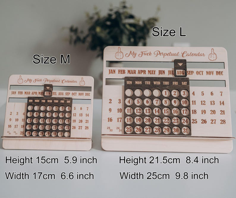 My Fuck Perpetual Calendar