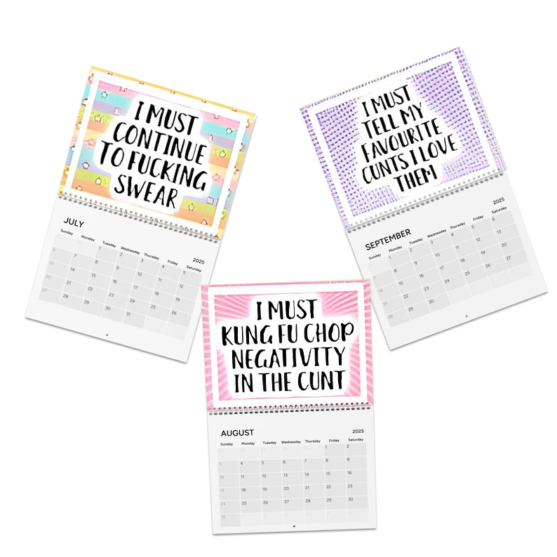 ”This Year I Must” Funny Calendar