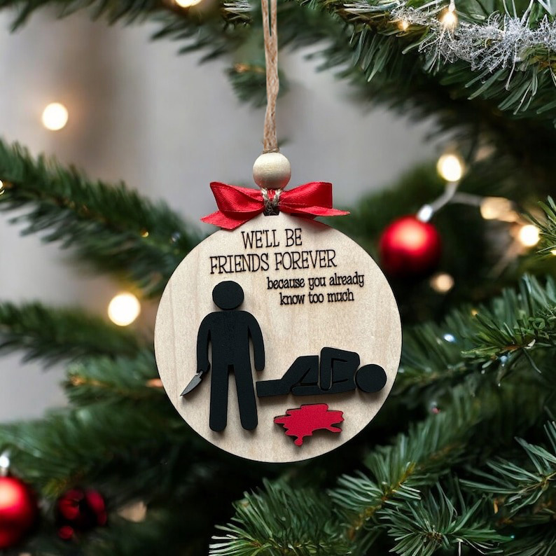 🤣Funny Adult Christmas Ornament😎