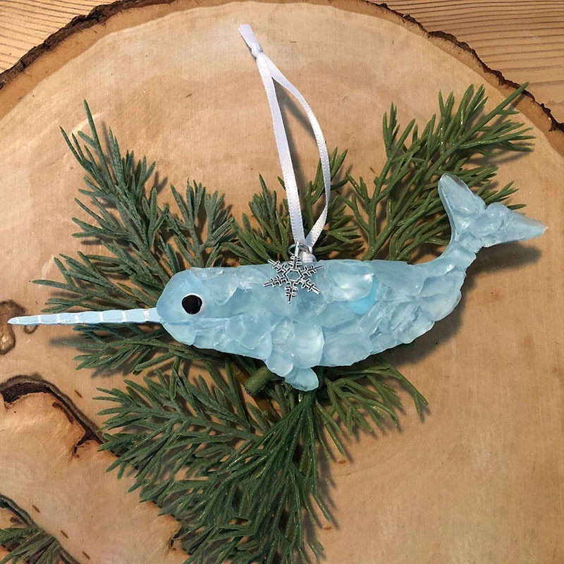 🌊Sea Glass Christmas Ornament