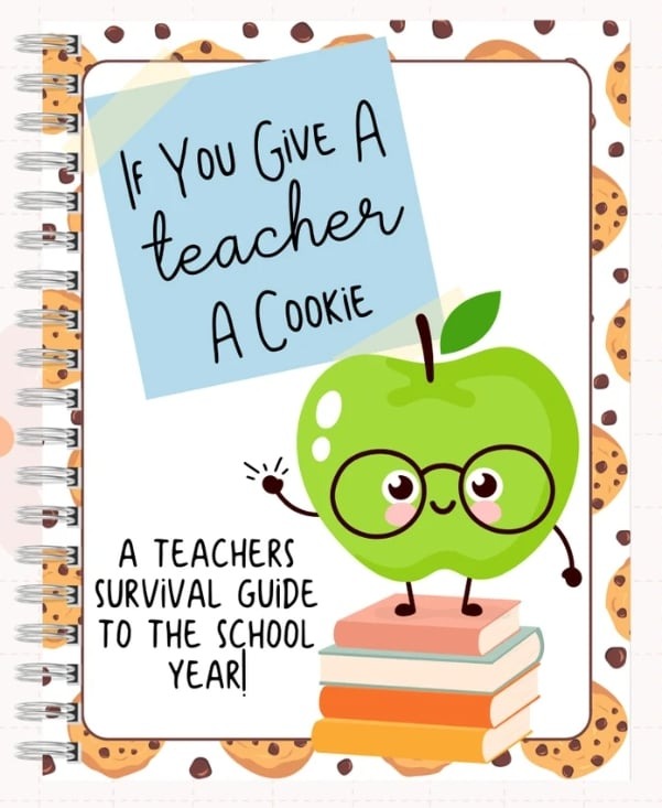 🎄Christmas card book-👩‍🏫If You Give a Teacher A Cookie Book📚Buy 2 Get 1 Free