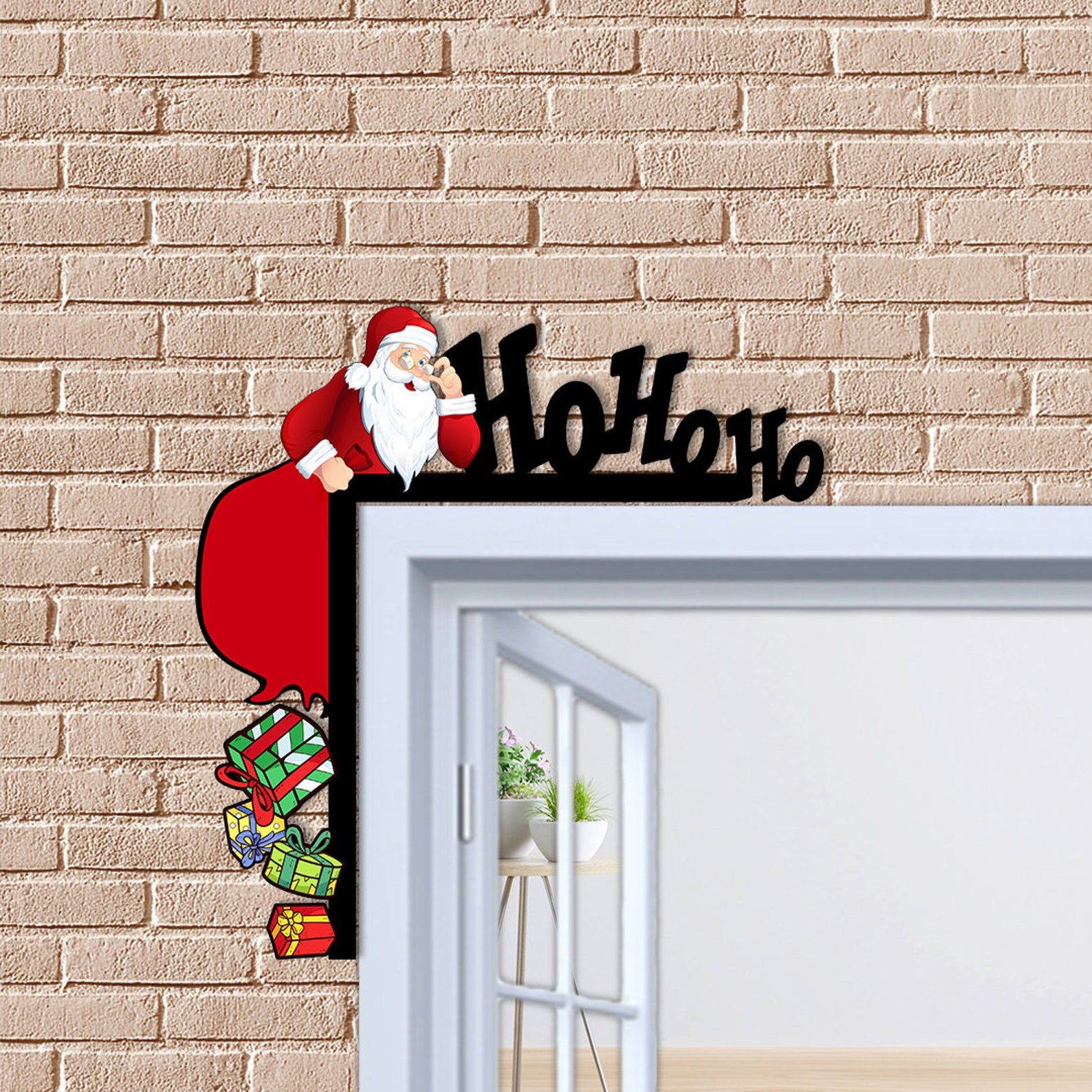 🎅Wooden Christmas Door Corner Decoration🎄