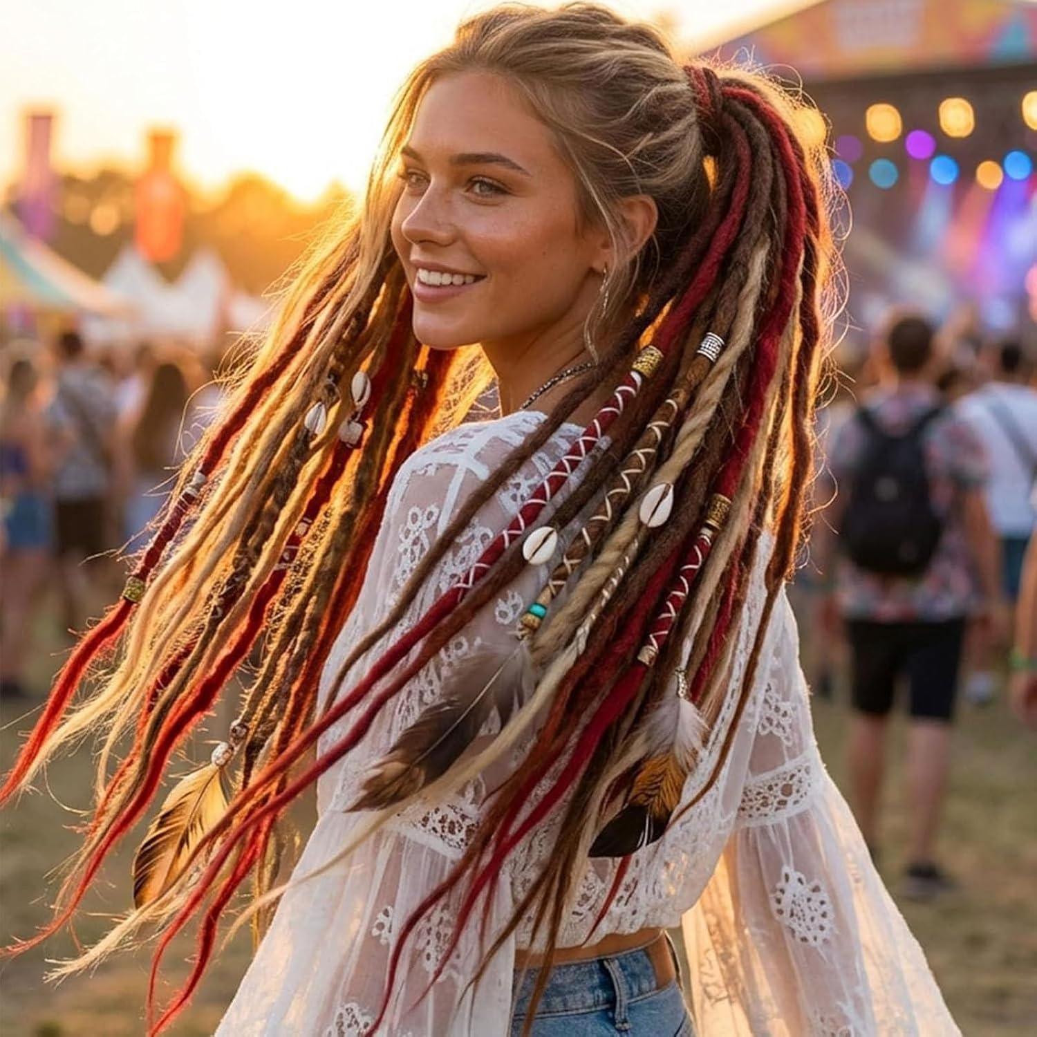 🔥Last Day Discount 49% OFF 🎉Elastic Dread Ponytail Salty Soul