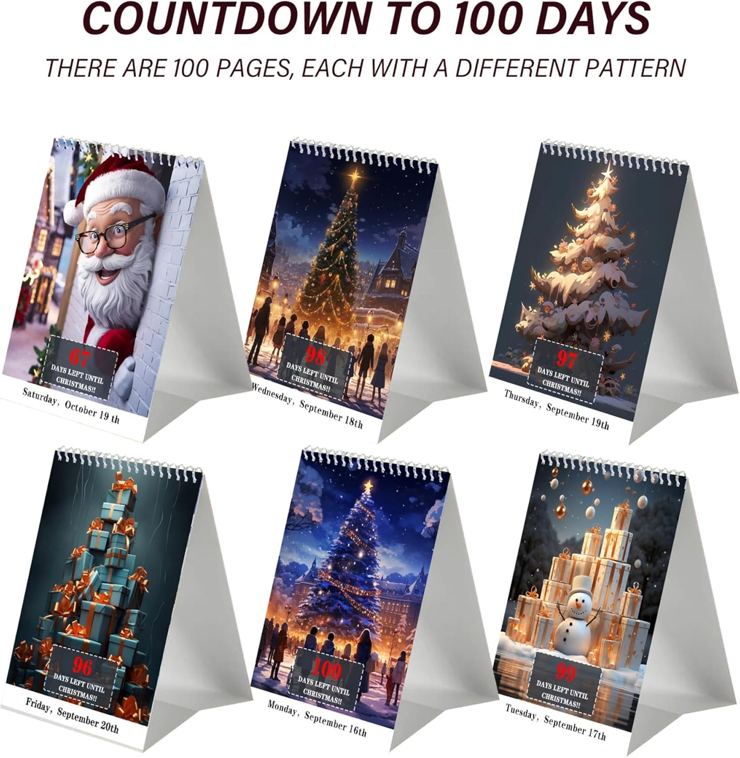 🎄100 Days of Christmas Countdown Calendar 2024