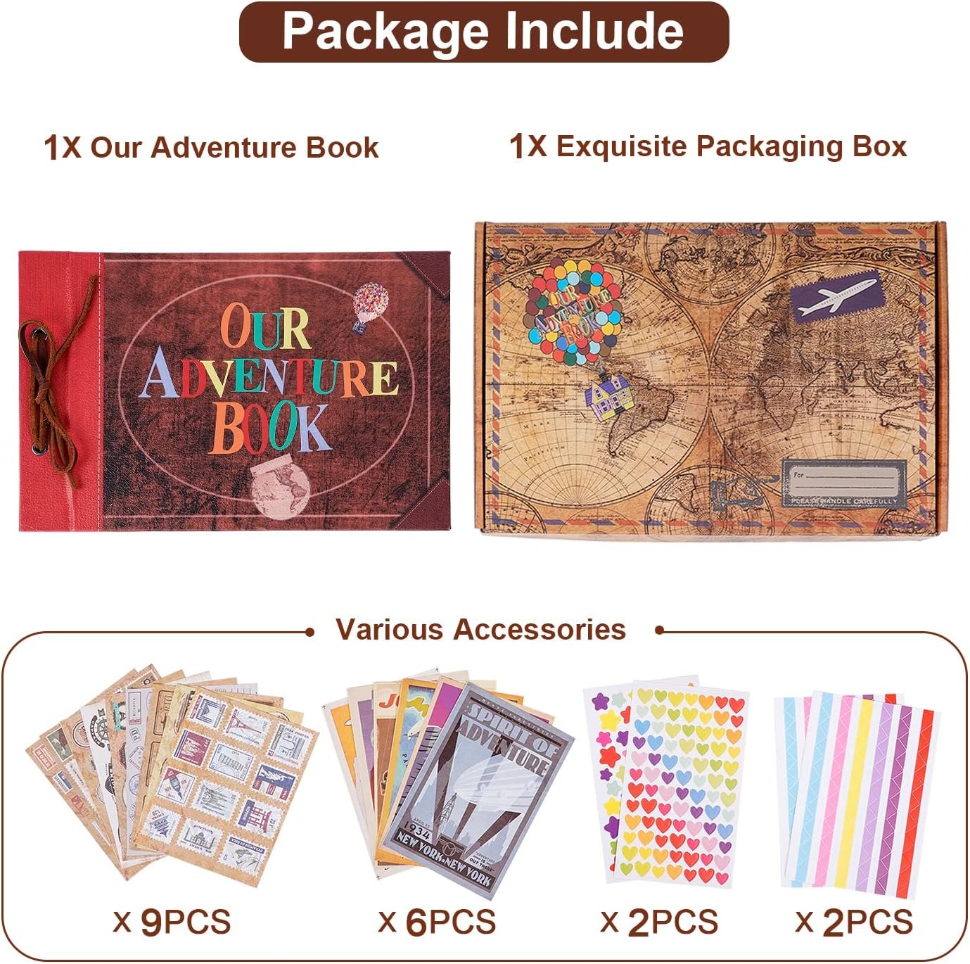 Our Adventure Book Scrapbook Album（Anniversary Edition）
