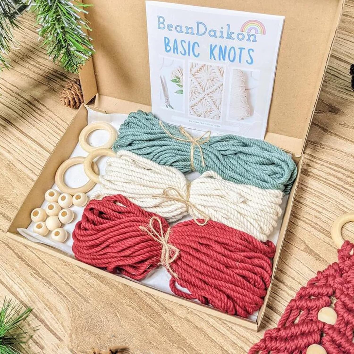 Christmas Tree DIY Macrame Kit
