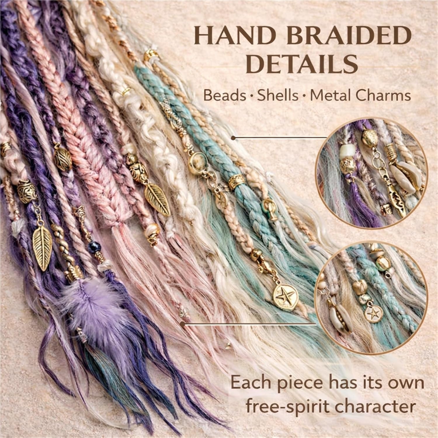 🔥Last Day Discount 49% OFF 🎉Elastic Dread Ponytail Salty Soul