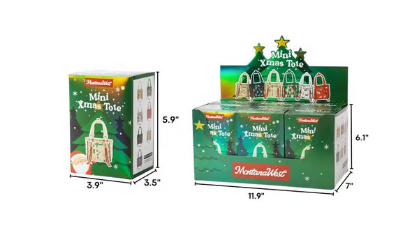 🔥LAST DAY49% OFF🎄Montana West Mini Xmas Tote Blind Box Gift for Holiday Suprises