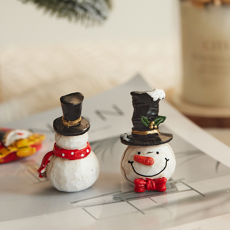 Christmas Resin Snowman Ornament