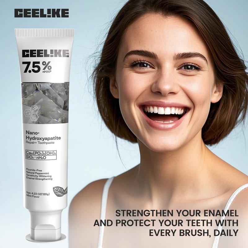 🔥Ceelike Fluoride-Free Hydroxyapatite Enamel Repairing Breath Freshening Whitening Toothpaste