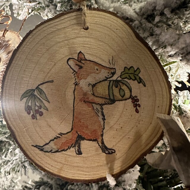 Wooden Hand-painted Christmas Decorations