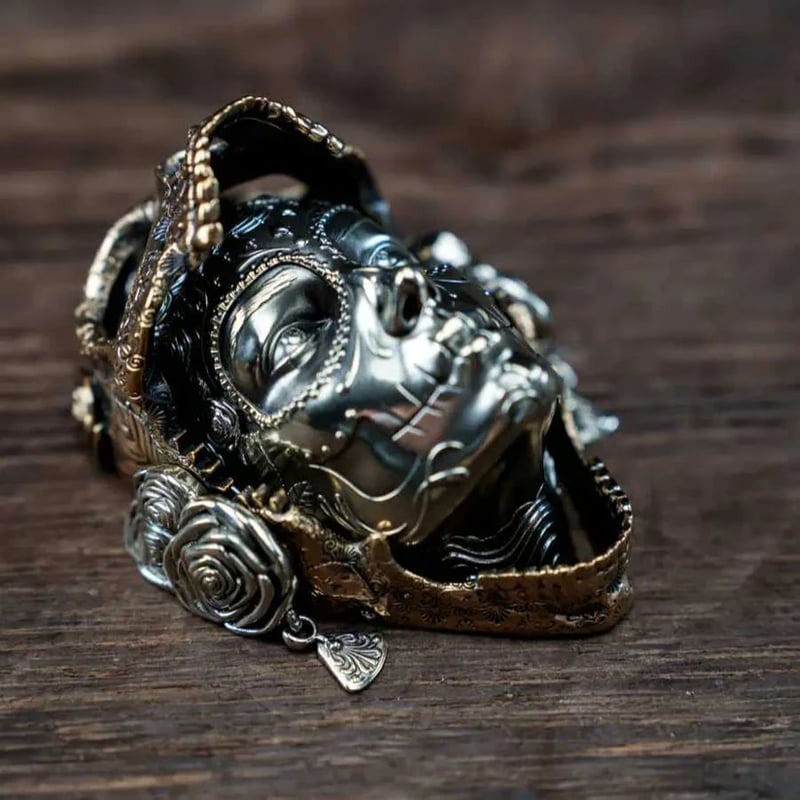 🔥2025 Hot Sale 49% OFF - 💀Handmade Metal Mechanical Skull