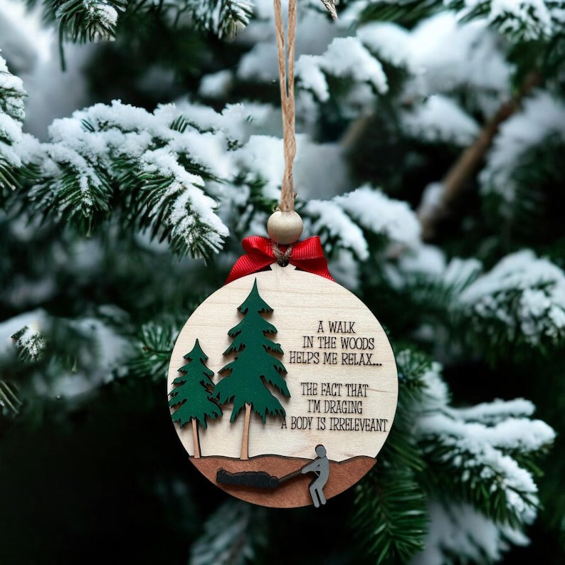 🤣Funny Adult Christmas Ornament😎