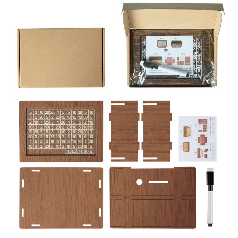 🌲2024 Christmas Gift 50% Off-🎅Cash Vault Wooden Savings Box