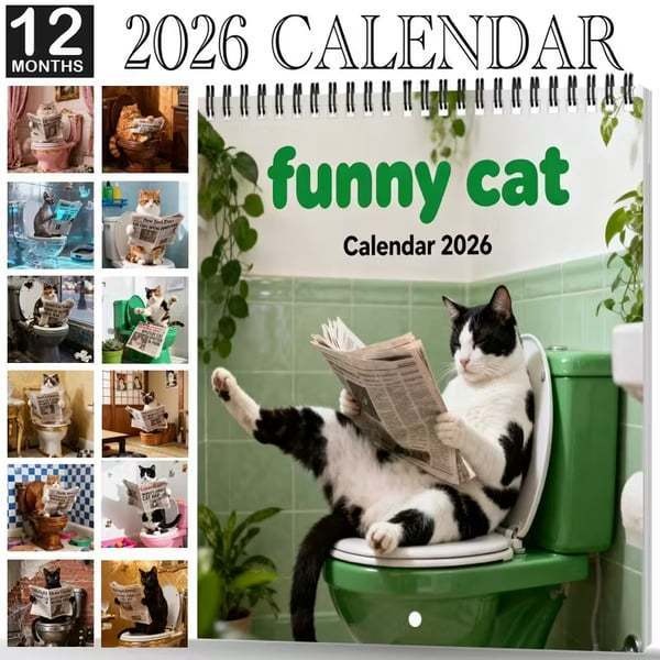 2026 Funny Cat Calendar