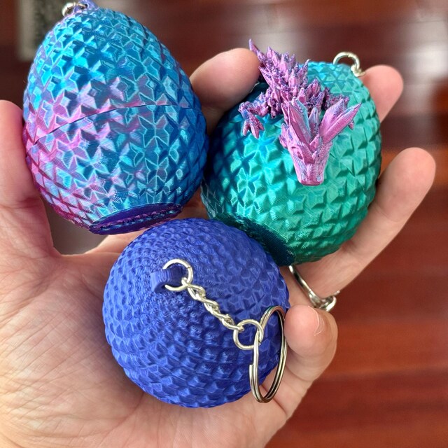 Dragon Egg Keychain