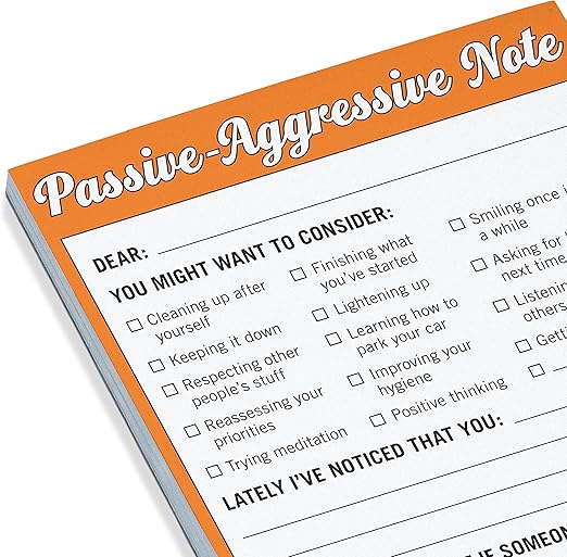 😲 WTF Notes Nifty Note Checklist Memo Pad