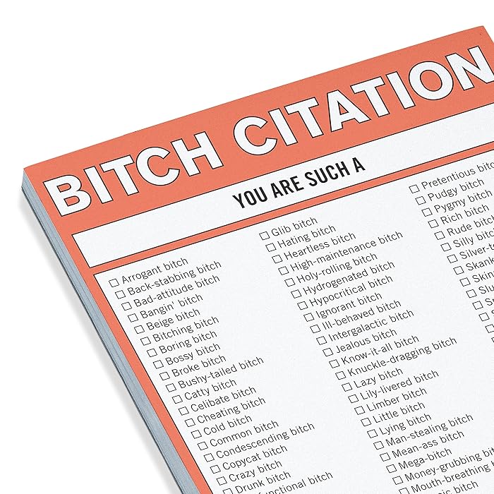 😲 WTF Notes Nifty Note Checklist Memo Pad