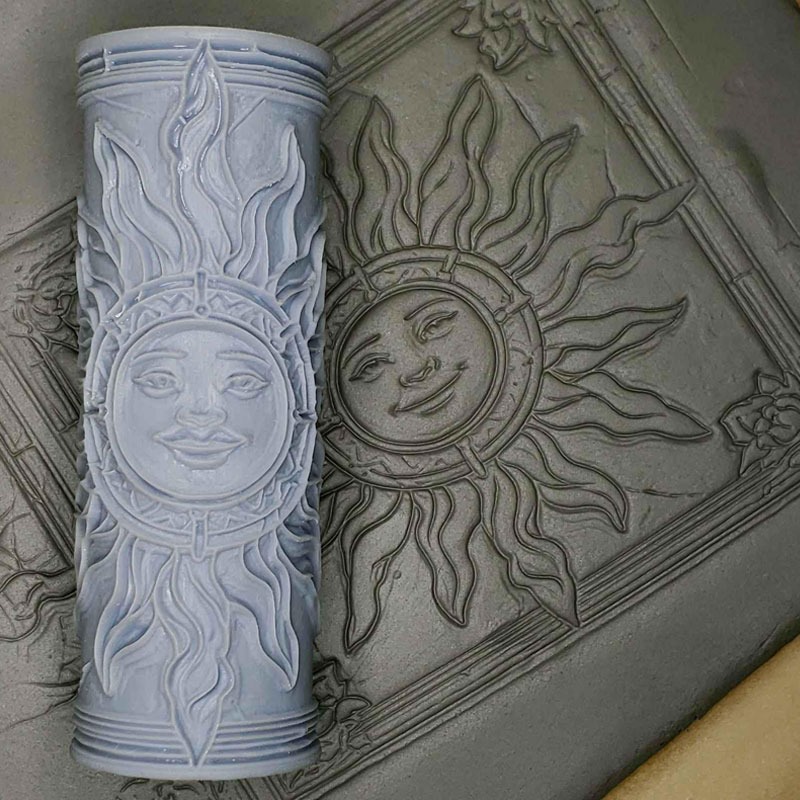 Clay Tile Roller - Owl