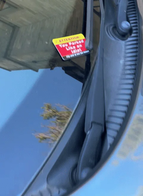 🔥(Last Day Promotion - 49% OFF) You Parked Like an Idiot, Bad Parking Cards