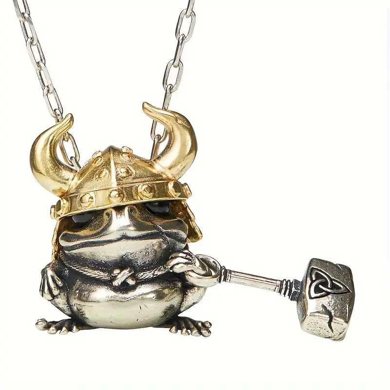 Frog Warrior Necklace