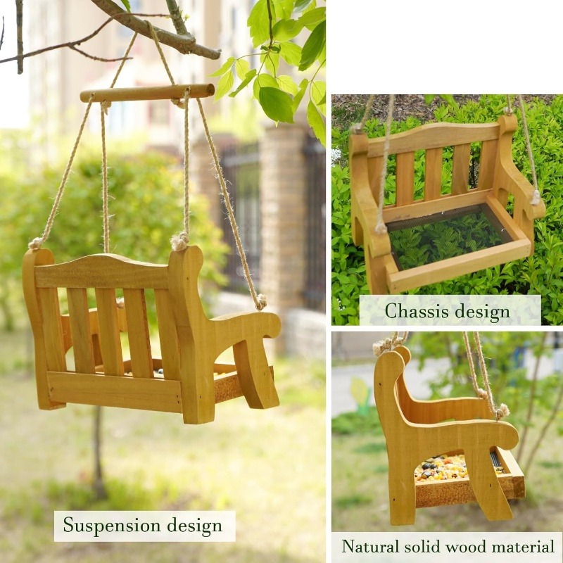 🔥Black Friday-🐦Swing Wild Bird Feeder Stand for Outside🌸