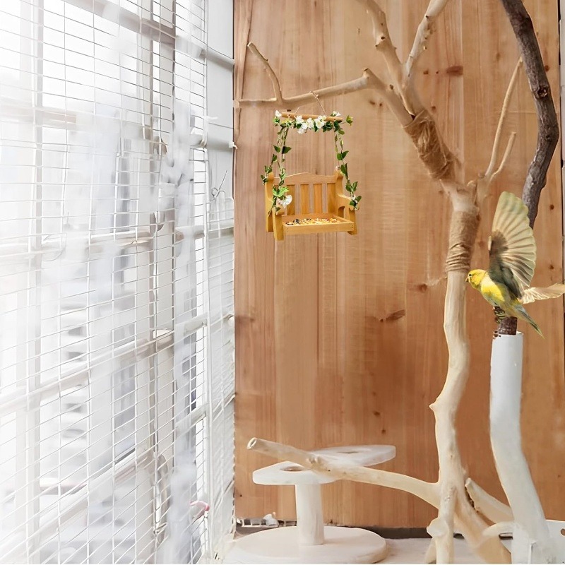 🔥Black Friday-🐦Swing Wild Bird Feeder Stand for Outside🌸